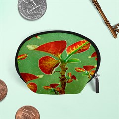 Tropical Floral Print Accessory Pouches (small) 