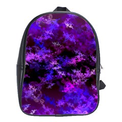 Purple Skulls Goth Storm School Bags(large) 