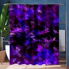 Purple Skulls Goth Storm Shower Curtain 60  X 72  (medium) 