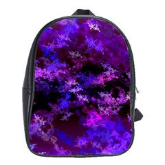 Purple Skulls Goth Storm School Bags (xl) 