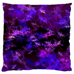 Purple Skulls Goth Storm Standard Flano Cushion Cases (one Side) 