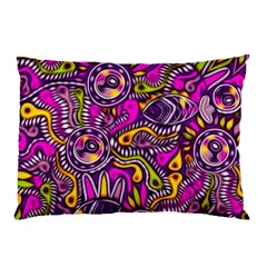 Purple Tribal Abstract Fish Pillow Cases (two Sides)