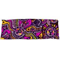 Purple Tribal Abstract Fish Body Pillow Cases (dakimakura) 