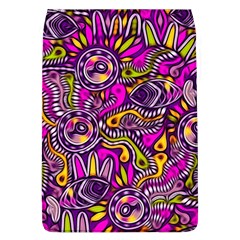 Purple Tribal Abstract Fish Flap Covers (l) 