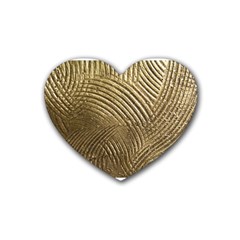 Brushed Gold 050549 Heart Coaster (4 Pack)  by AlteredStates