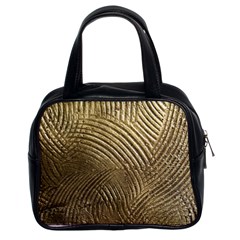 Brushed Gold 050549 Classic Handbags (2 Sides)