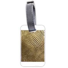 Brushed Gold 050549 Luggage Tags (two Sides) by AlteredStates