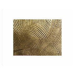 Brushed Gold 050549 Double Sided Flano Blanket (medium)  by AlteredStates