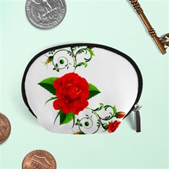 Red Roses Decor Clipart Accessory Pouches (small)  by AlteredStates