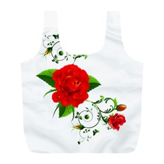 Rose Garden Full Print Recycle Bags (l) 