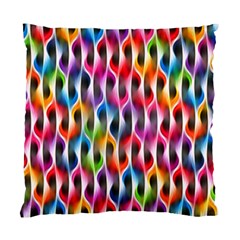 Rainbow Psychedelic Waves  Standard Cushion Cases (two Sides) 