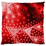 Red Fractal Lace Standard Flano Cushion Cases (Two Sides)  Front