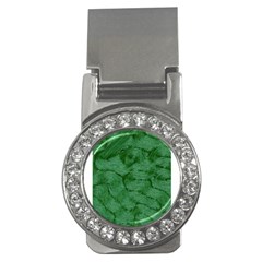 Woven Skin Green Money Clips (cz) 