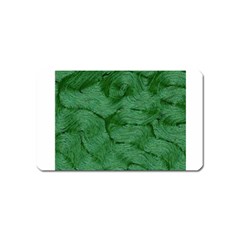 Woven Skin Green Magnet (name Card)