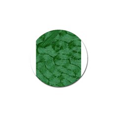 Woven Skin Green Golf Ball Marker