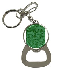 Woven Skin Green Bottle Opener Key Chains