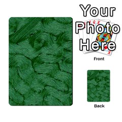 Woven Skin Green Multi-purpose Cards (rectangle) 