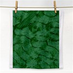 Woven Skin Green Face Towel Front