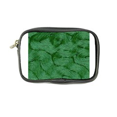 Woven Skin Green Coin Purse