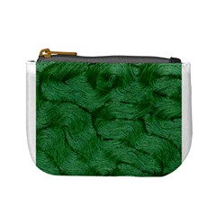 Woven Skin Green Mini Coin Purses