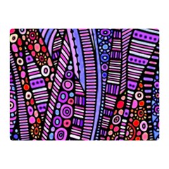 Stained Glass Tribal Pattern Double Sided Flano Blanket (mini) 