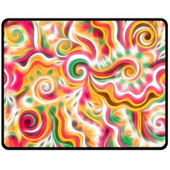 Sunshine Swirls Double Sided Fleece Blanket (medium) 