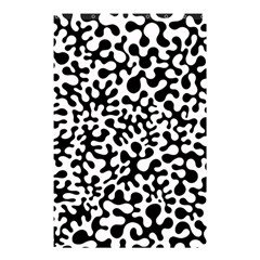 Black And White Blots  Shower Curtain 48  X 72  (small) 