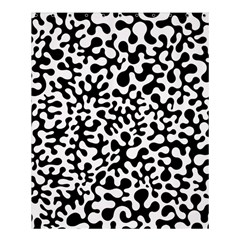 Black And White Blots  Shower Curtain 60  X 72  (medium) 