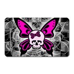 Skull Butterfly Magnet (Rectangular) Front