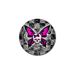 Skull Butterfly Golf Ball Marker (4 pack) Front