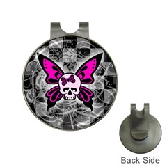 Skull Butterfly Hat Clips With Golf Markers