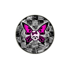 Skull Butterfly Hat Clip Ball Marker