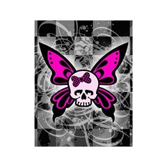 Skull Butterfly Shower Curtain 48  X 72  (small) 