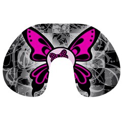 Skull Butterfly Travel Neck Pillows