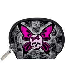 Skull Butterfly Accessory Pouches (small) 