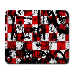 Emo Checker Graffiti Large Mousepads by ArtistRoseanneJones