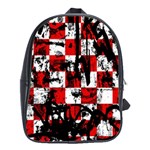 Emo Checker Graffiti School Bags(Large)  Front