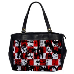 Emo Checker Graffiti Office Handbags