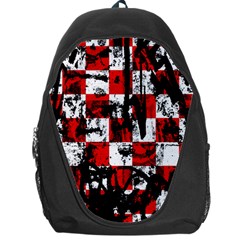 Emo Checker Graffiti Backpack Bag