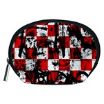 Emo Checker Graffiti Accessory Pouches (Medium)  Front