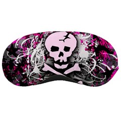 Pink Skull Splatter Sleeping Masks