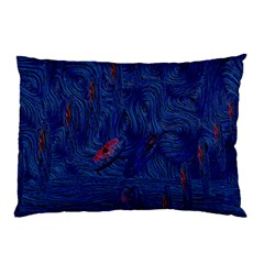 Blue Sphere Pillow Cases by InsanityExpressed