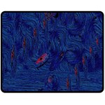 Blue Sphere Fleece Blanket (Medium)  60 x50  Blanket Front