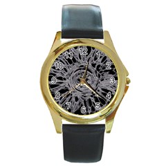 The Others 1 Round Gold Metal Watches