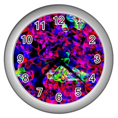 Electic Parasite Wall Clocks (silver) 