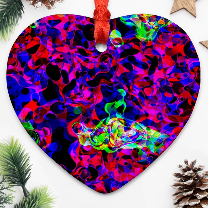 Electic Parasite Heart Ornament (2 Sides)