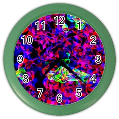 Electic Parasite Color Wall Clocks by InsanityExpressed