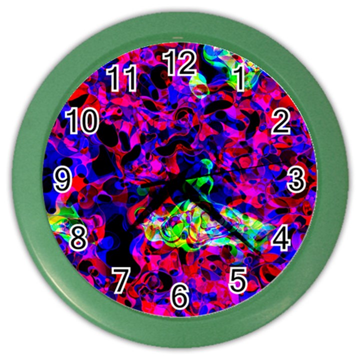 Electic Parasite Color Wall Clocks