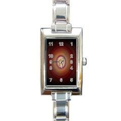 Colour Twirl Rectangle Italian Charm Watches