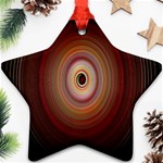 Colour Twirl Star Ornament (Two Sides)  Front